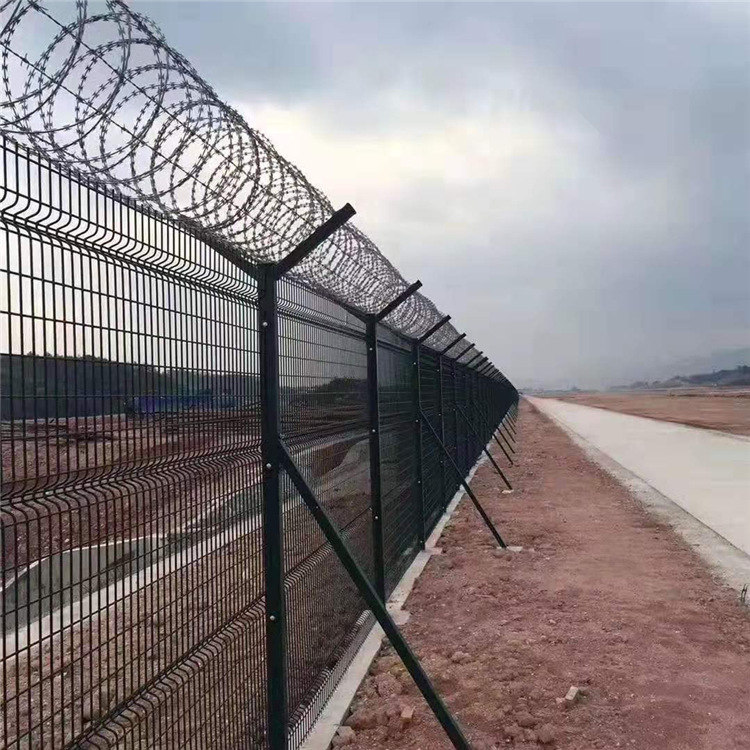 民用機場鋼筋網圍界工程施工方案